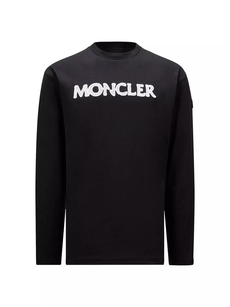 Moncler Long Sleeve Logo T-Shirt