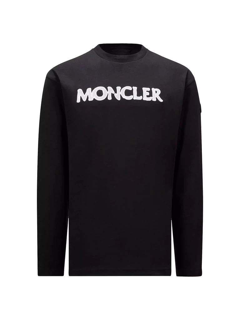 Moncler Long Sleeve Logo T-Shirt 1