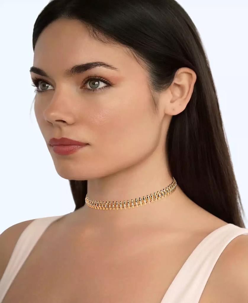 Ettika Jewelry Oval Dome Baguette Chain Necklace
