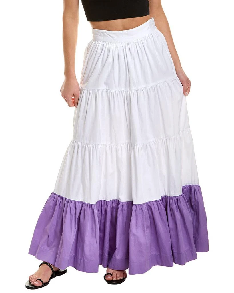 AMUR AMUR Koral Tiered Maxi Skirt 1