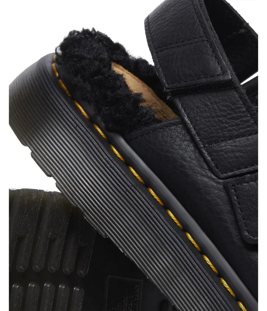 Dr. Martens Jorge II Faux Fur Lined Leather Slingback Mules 5
