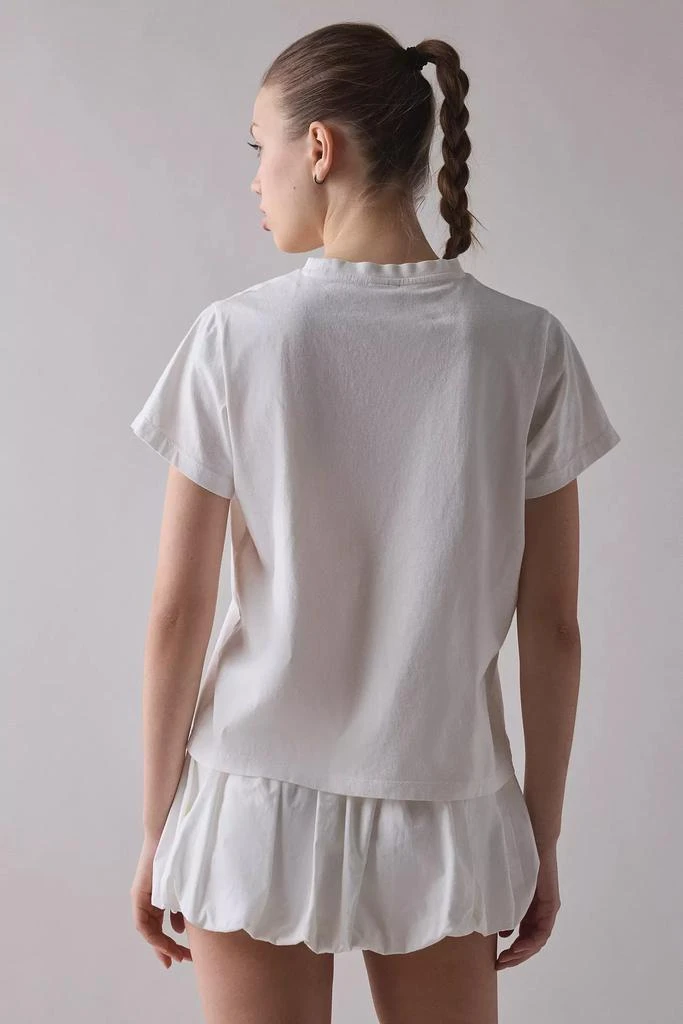 Urban Outfitters Luck 4-Leaf Clover Gingham Applique Graphic Slim Tee 4