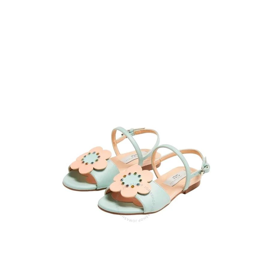 Stella McCartney Girls Daisy Flower Detail Slingback Sandals 2