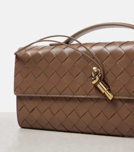 Bottega Veneta Andiamo Intrecciato leather clutch 6