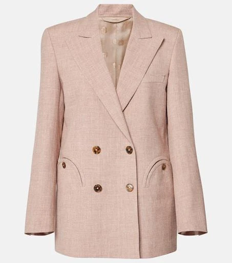 BLAZÉ MILANO Spray linen and wool blazer 1