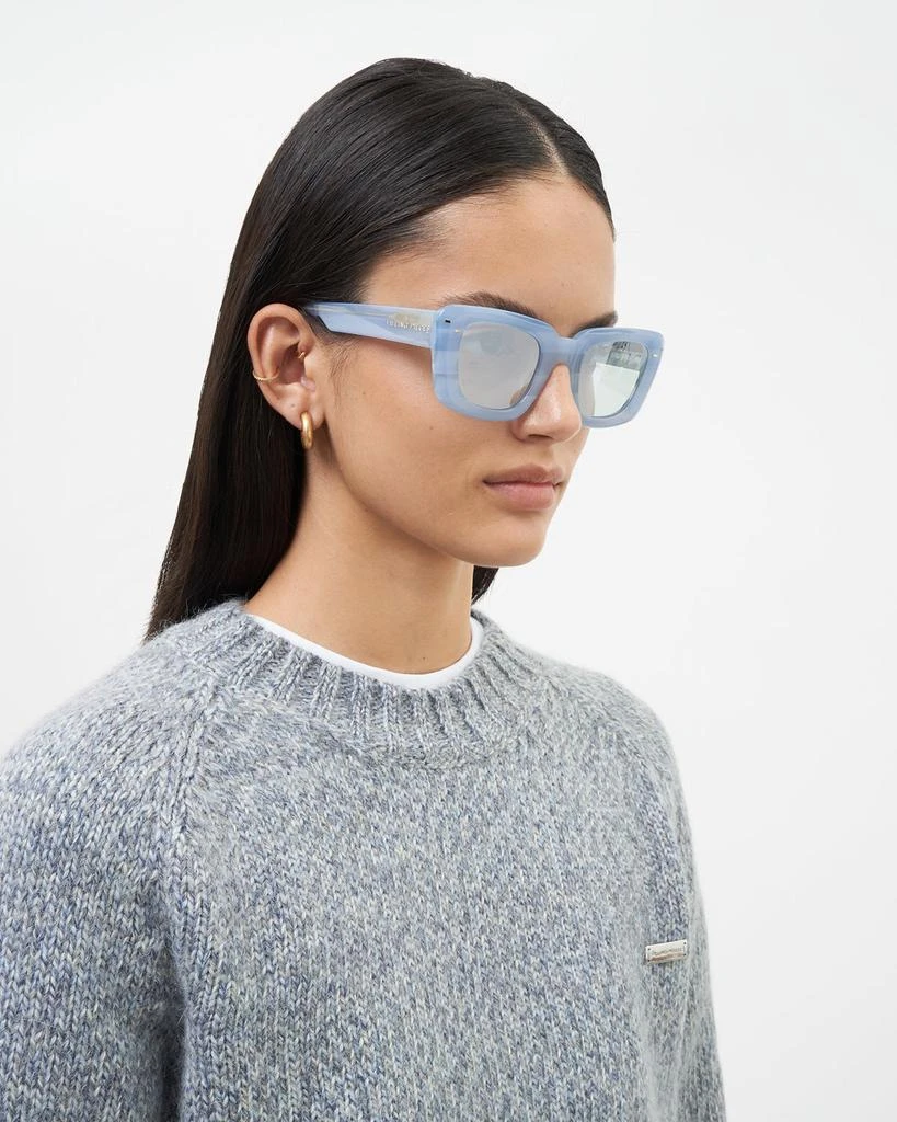 Trend Maven Squarro Sunglasses Classic Blue Marble 5