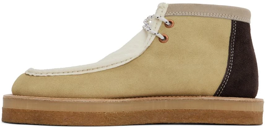 ANDERSSON BELL White & Beige Credose Desert Boots 3