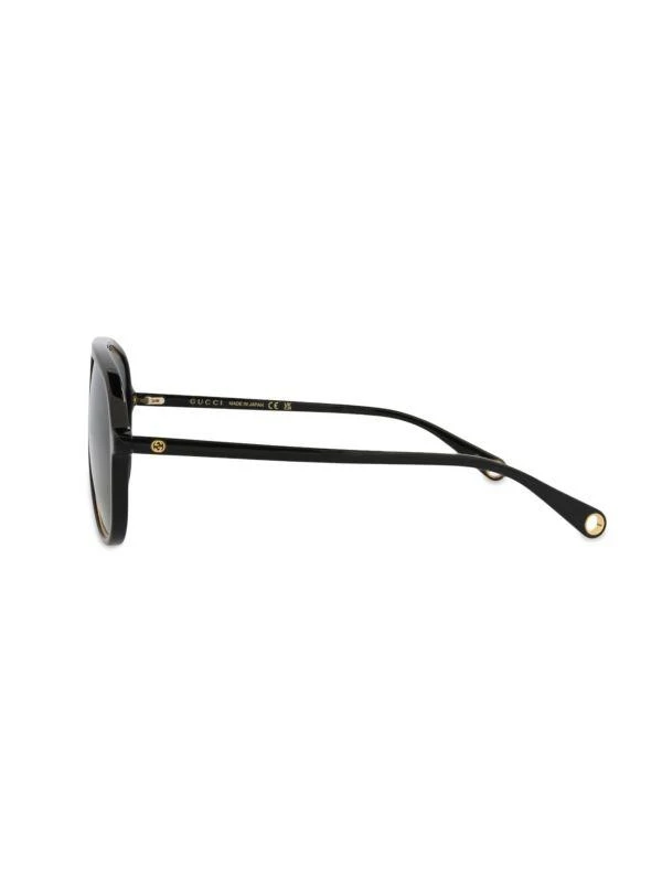 Gucci 57MM Aviator Sunglasses 3