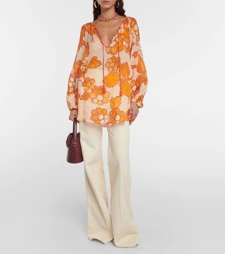 ETRO Printed ramie tunic 2