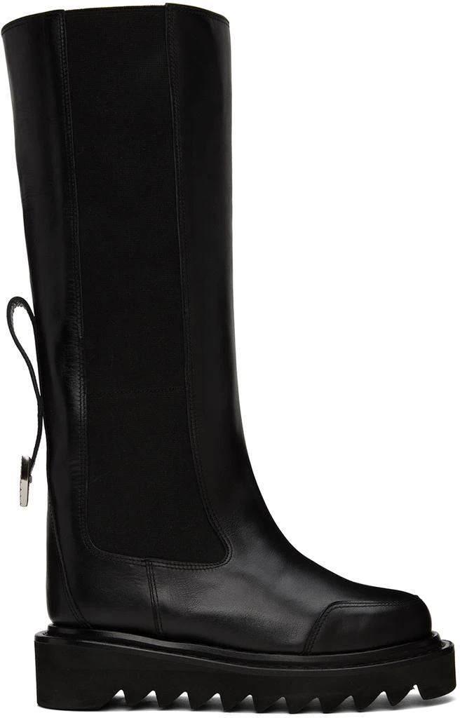 Toga Pulla Black Platform Tall Boots 1