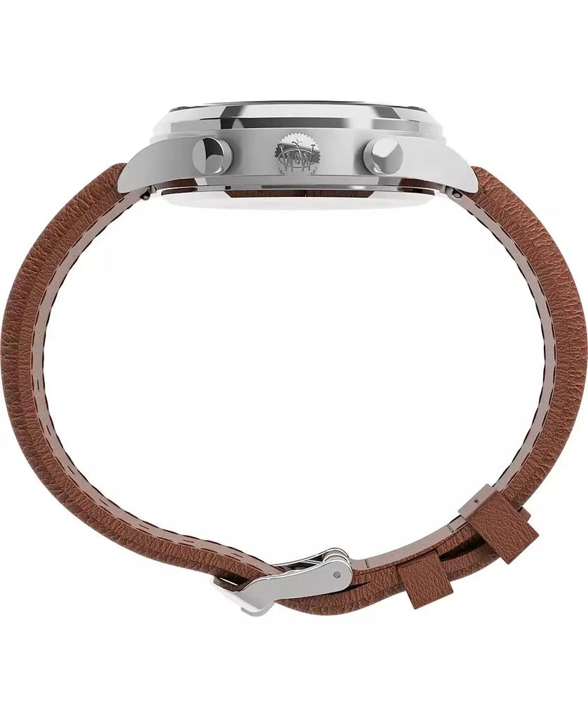 Timex Men's Waterbury Traditional Chrono Tan Leather Strap Watch 42mm 4