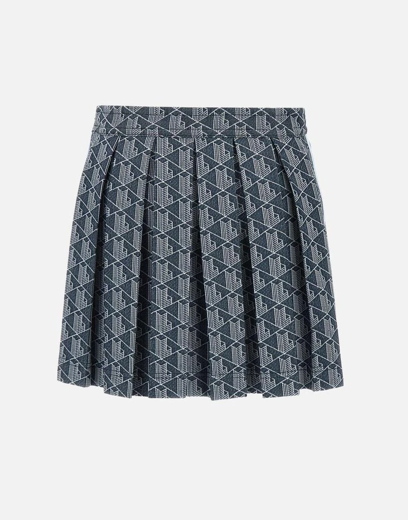 Lacoste Pleated skirt  jacquard with monogram 3