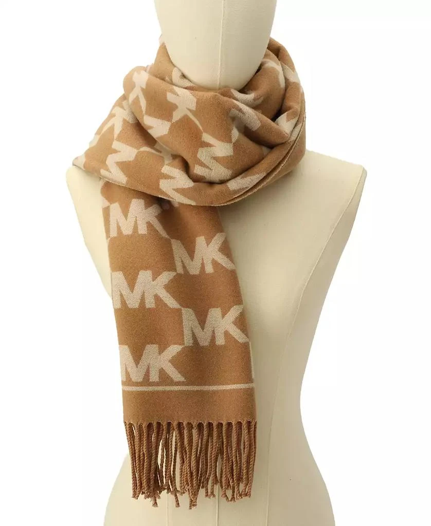 Michael Kors Women
s Metallic Logo Wrap Scarf 2
