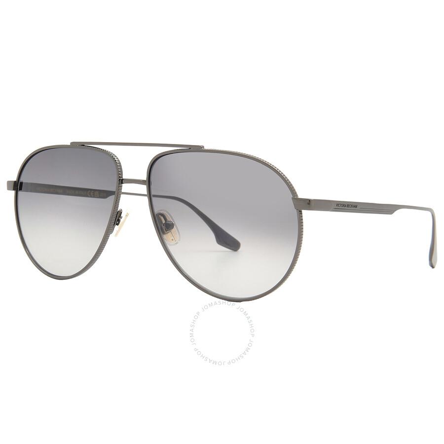 Victoria Beckham Grey Gradient Pilot Ladies Sunglasses VB242S 043 61