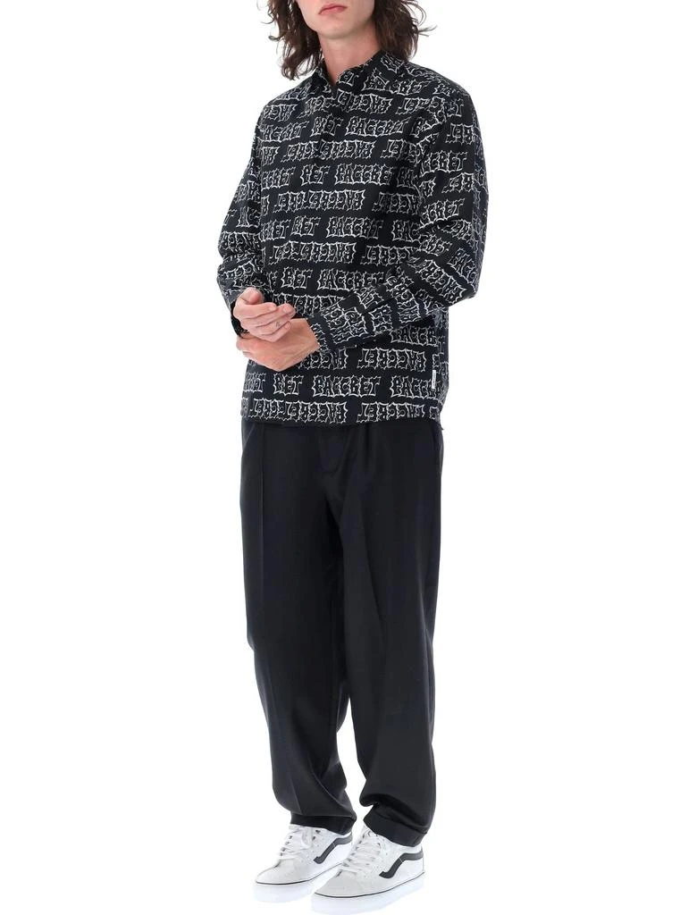 PACCBET PACCBET Graphic-Printed Long-Sleeved Buttoned Shirt 3