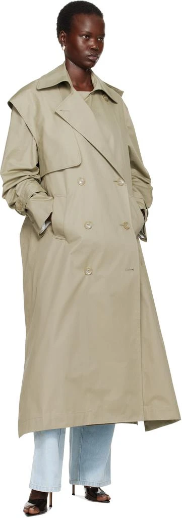 Christopher Esber Beige Loren Trench Coat 4