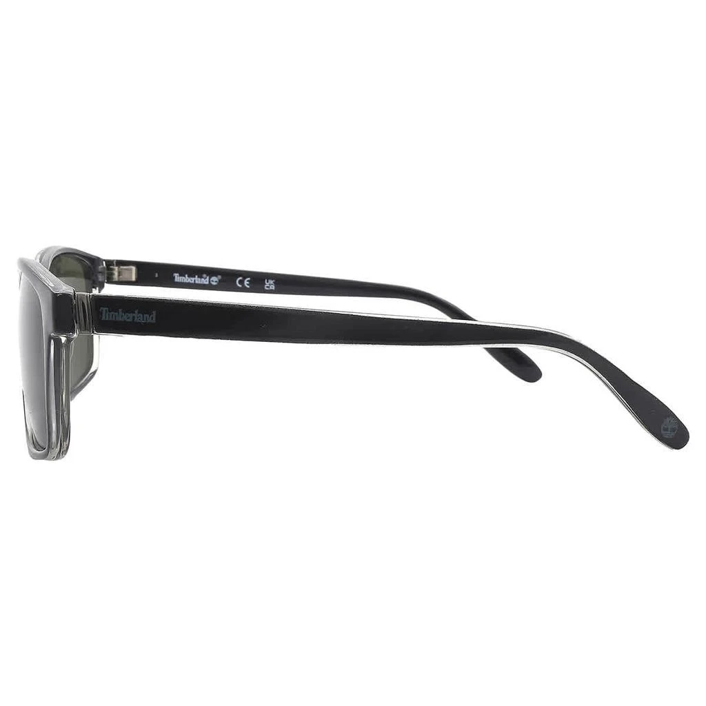 Timberland Timberland Green Rectangular Men's Sunglasses TB7146 01N 56 3