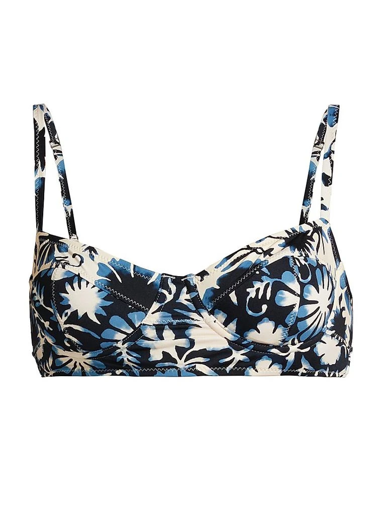 Ulla Johnson Zahara Floral Bikini Top 1