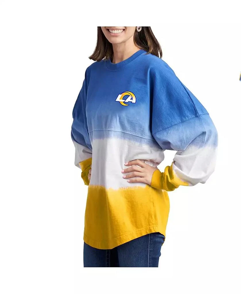 Fanatics Women's Royal Los Angeles Rams Super Bowl LVI Champions Ombre Long Sleeve T-shirt 1