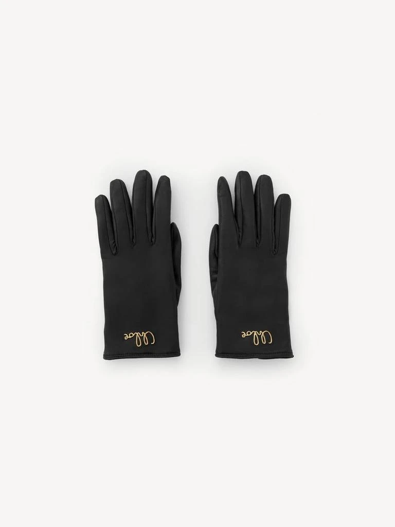 Chloé Chloé "Chloé Iconic" Leather Gloves 1