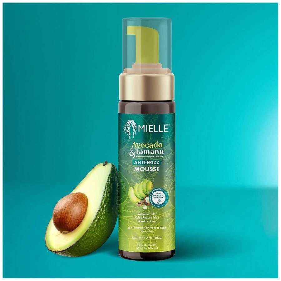 Mielle Organics Anti-Frizz Mousse Avocado & Tamanu 6