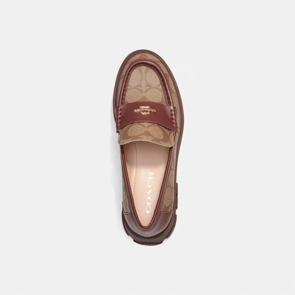 Coach Ruthie Loafer In Signature Canvas 3