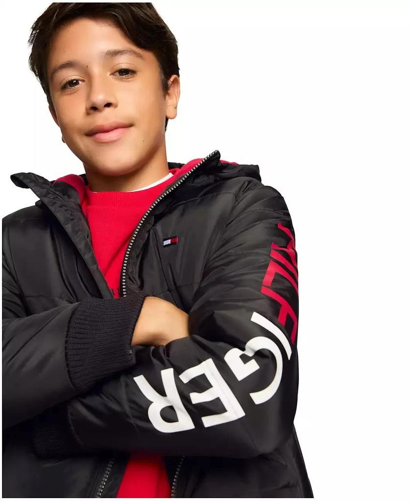 Tommy Hilfiger Big Boys Long Sleeve Crewneck Soft Fleece Sweatshirt 3