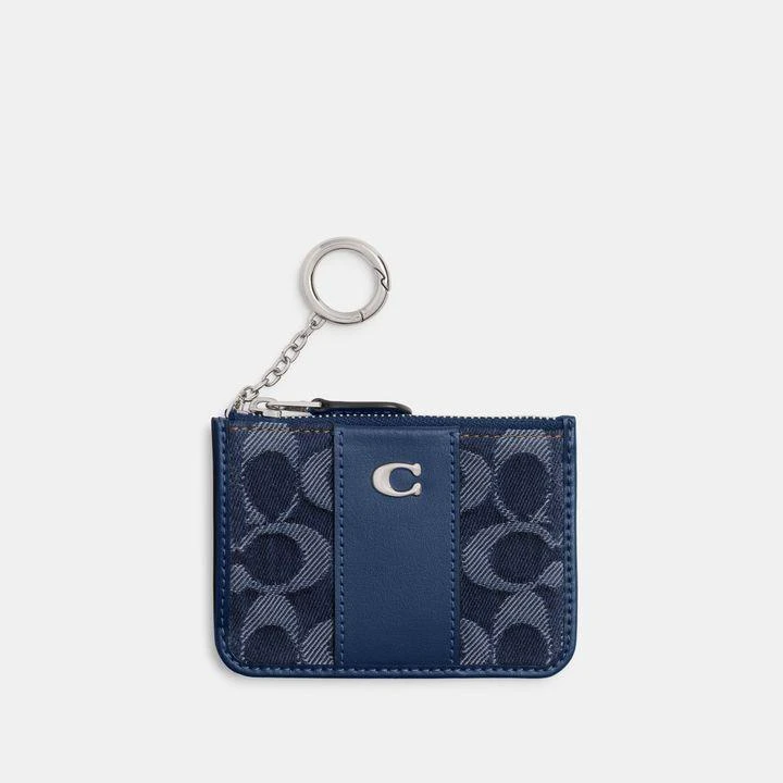 Coach SIGNATURE MINI ID SKINNY WALLET 1