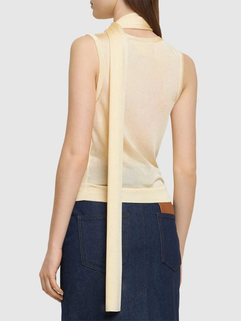 Jacquemus Le Haut Maestra Knit Scarf Top 2