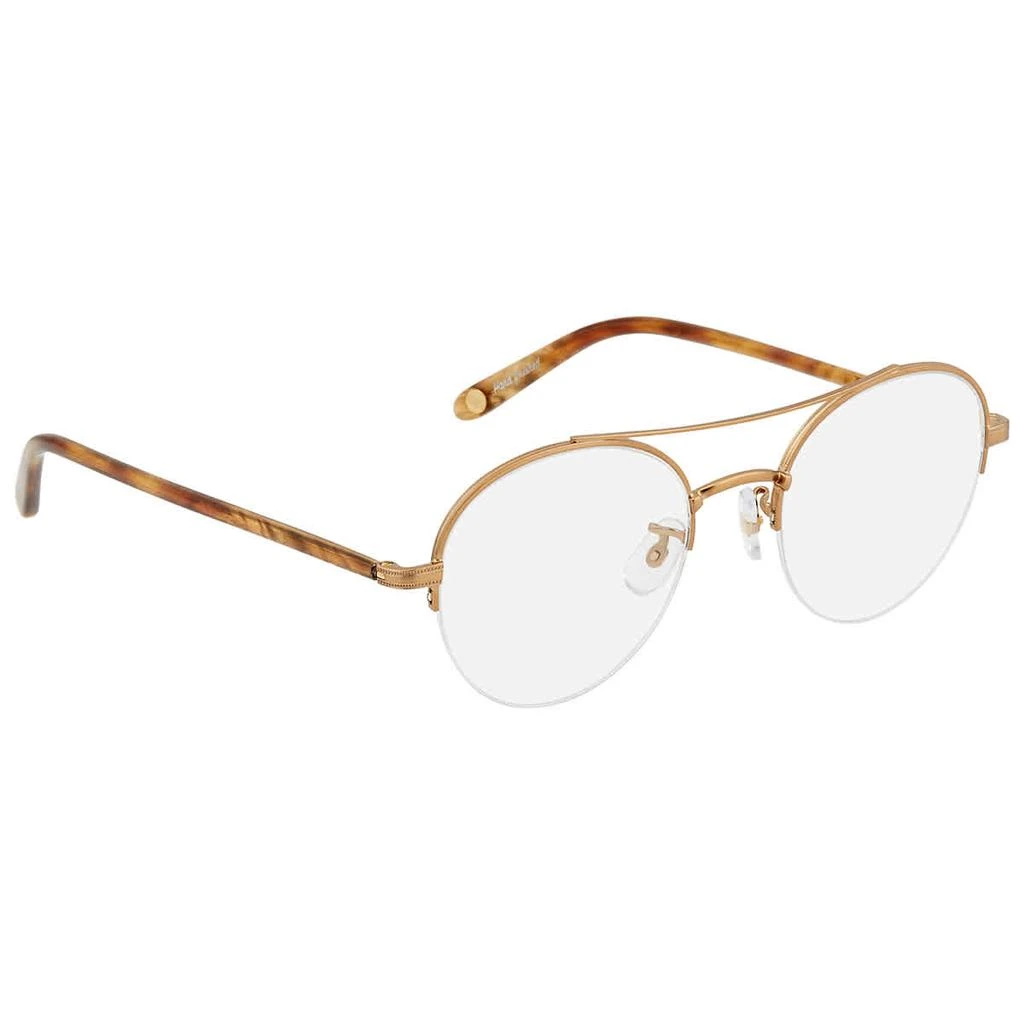 GARRETT LEIGHT MANCHESTER Demo Round Eyeglasses 3037 BG-FET 48 1