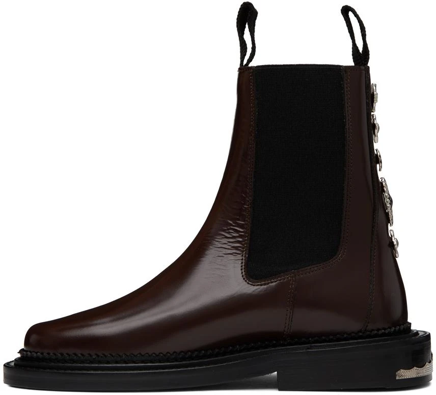 Toga Pulla SSENSE Exclusive Brown Boots 3