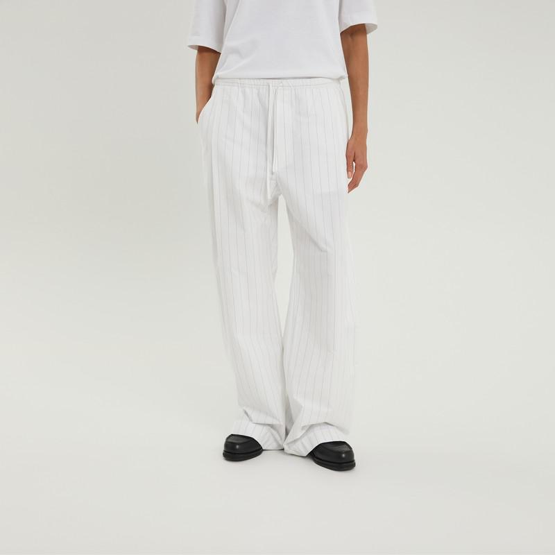 1989 STUDIO White striped boxy pants