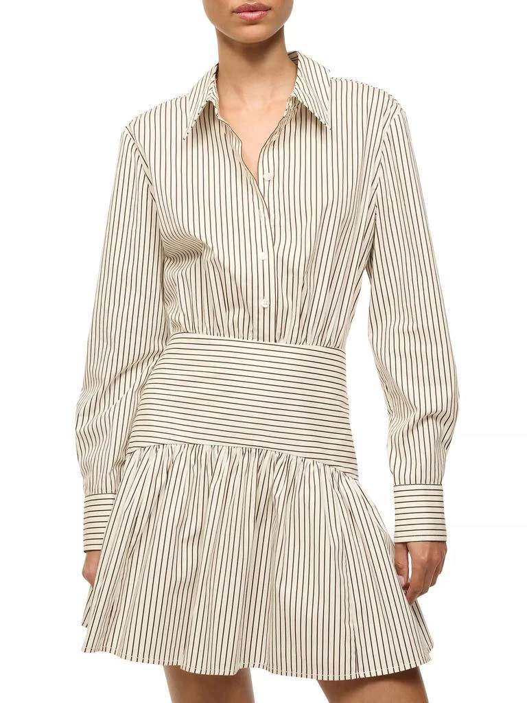 Staud Rocco Stripe Mini Shirtdress 3