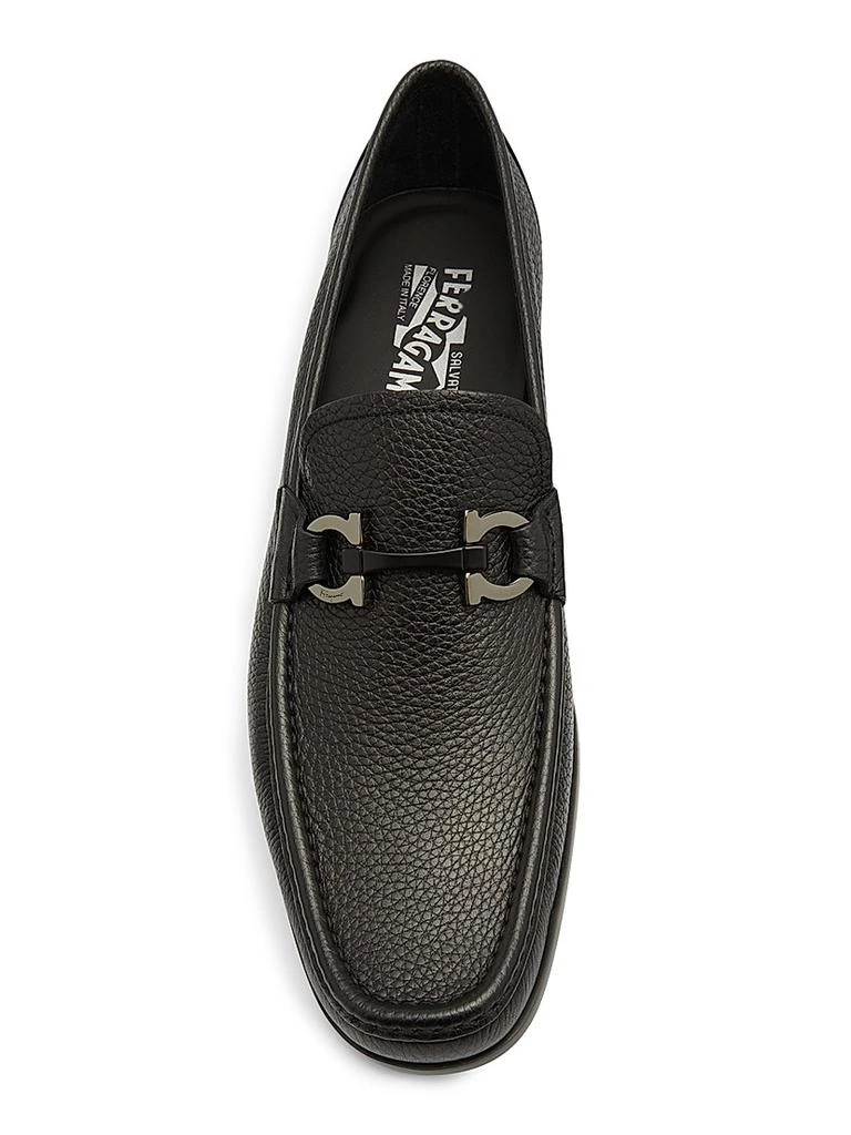 Salvatore Ferragamo Grandioso Gancini Leather Loafers  display picture 1