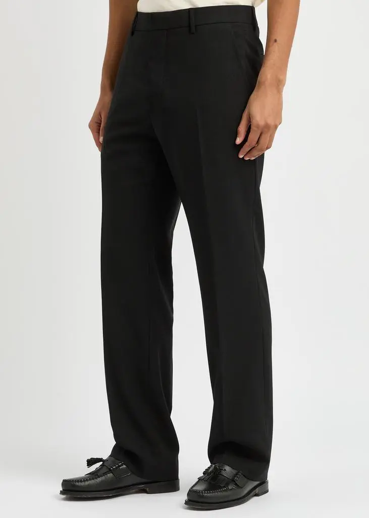 AMI Straight-leg wool trousers 2