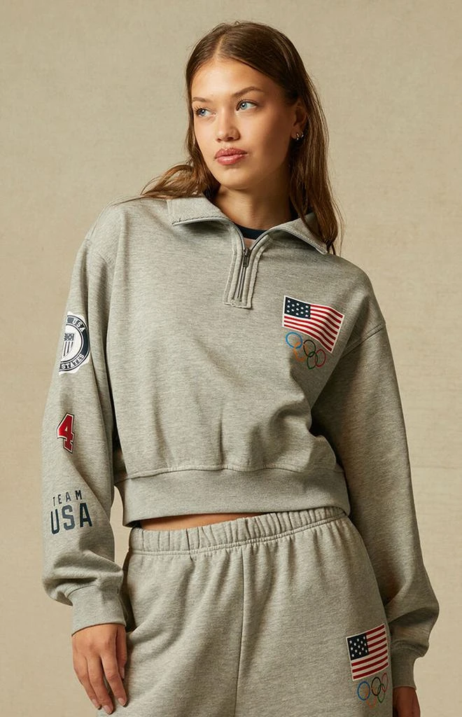 Olympics Team USA Half Zip Sweatshirt 1