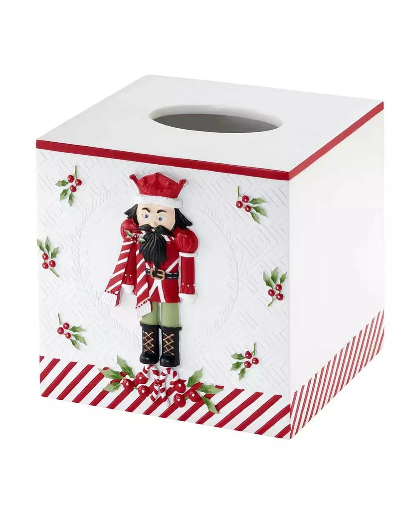Avanti Peppermint Nutcracker Resin Tissue Cover