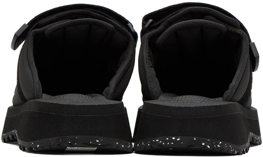 SUICOKE Black ZAVO-Puffab Slippers