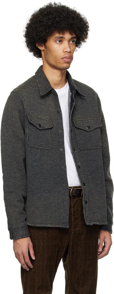 RRL Green Spread Collar Shirt