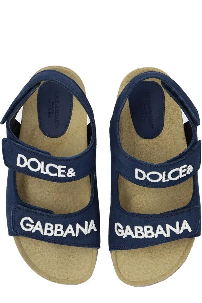 Dolce & Gabbana Dolce & Gabbana Kids Logo Embroidered Snadals 4