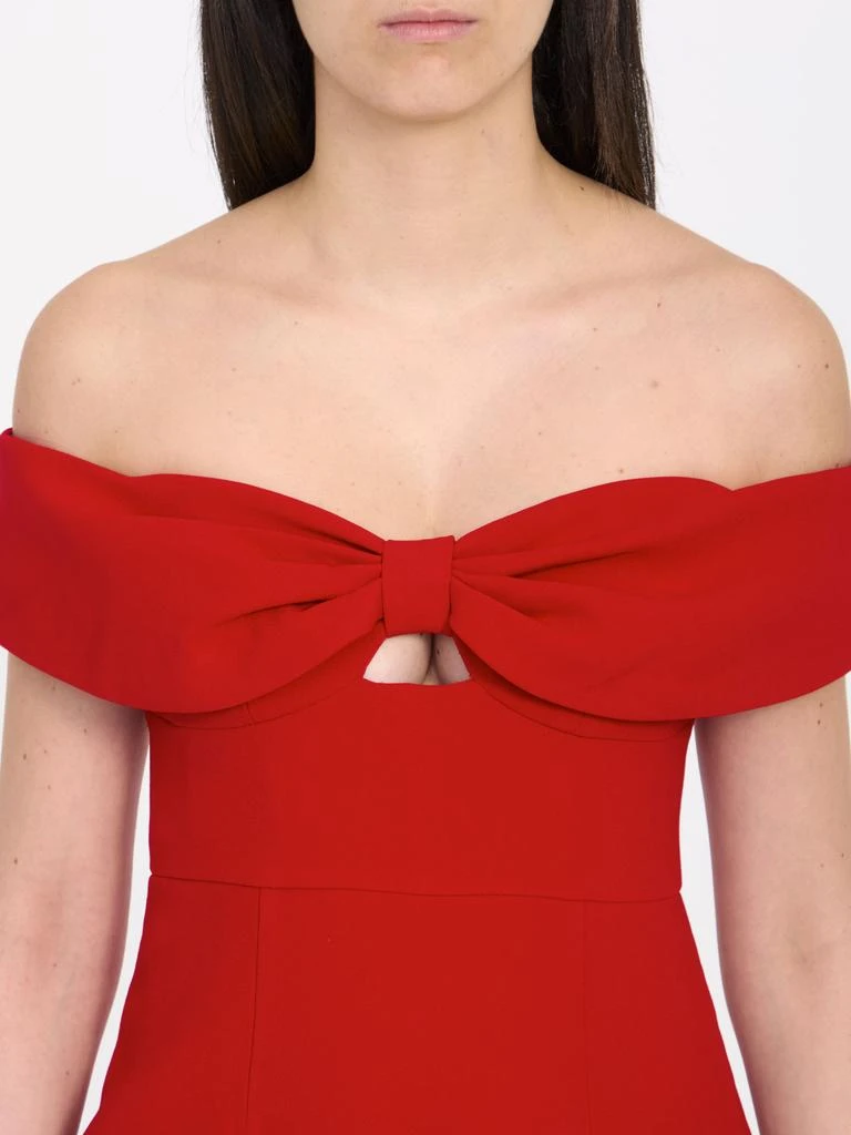 Self Portrait Bow midi dress 4