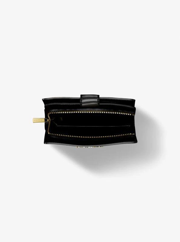 Michael Kors Jet Set Medium Two-Tone Logo Wallet 4