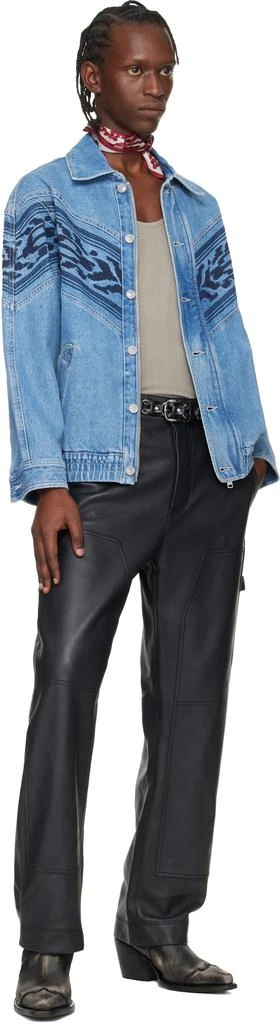 Isabel Marant Blue Julian Denim Jacket 4