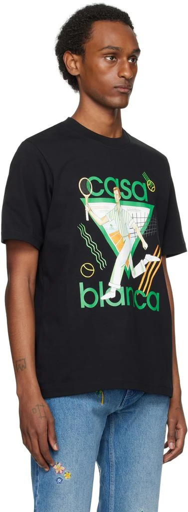 Casablanca SSENSE Exclusive Black 'Le Jeu' T-Shirt 2