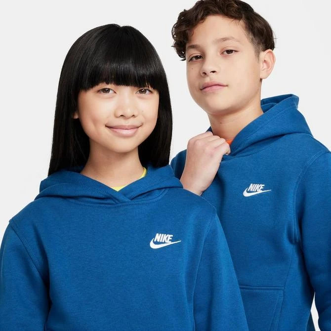 NIKE Kids' Nike Sportswear Club Fleece Pullover Hoodie 4