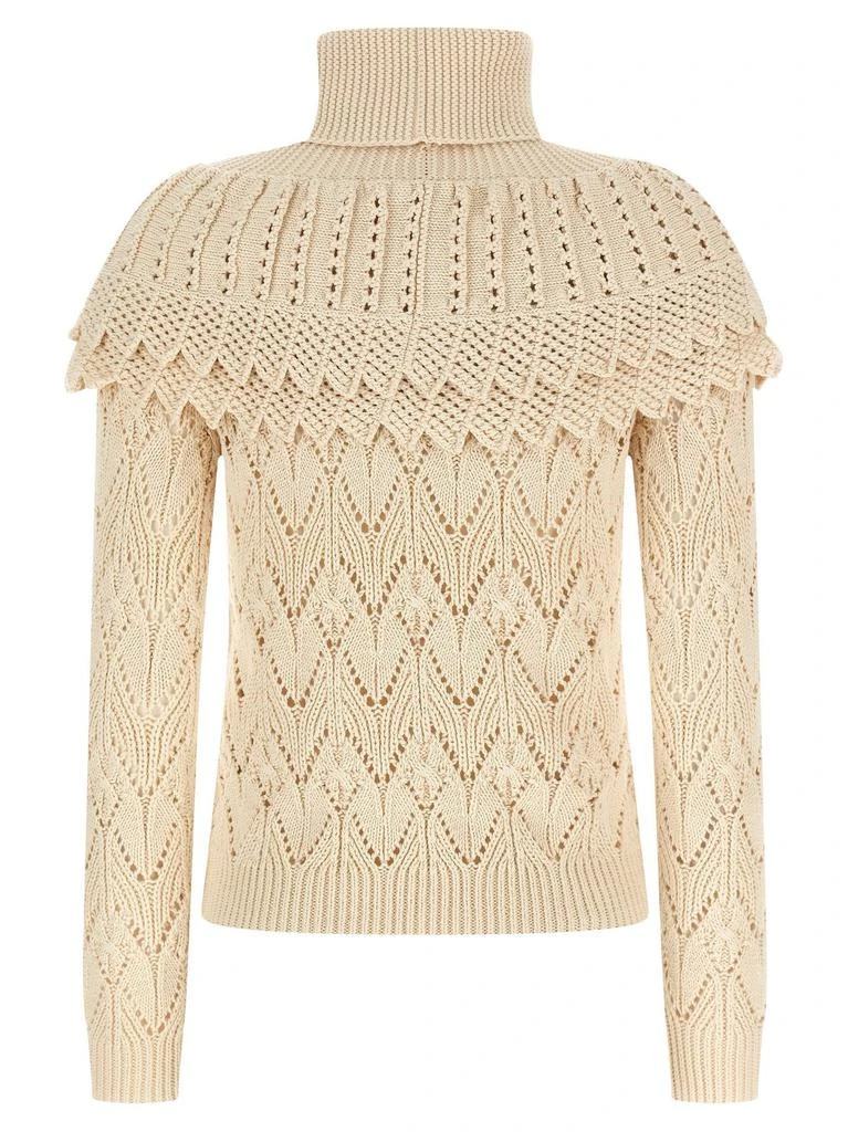 Zimmermann Zimmermann Hypnotic Ruffled Collar Sweater 2