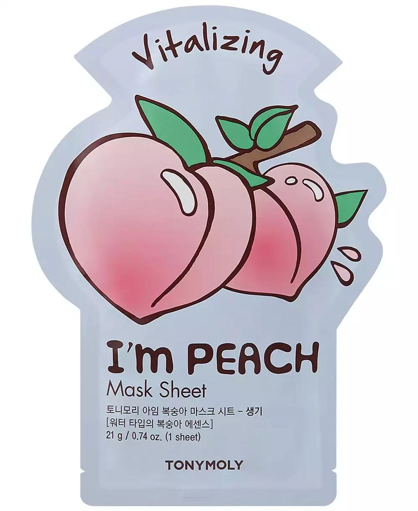 TONYMOLY I'm Real Peach Sheet Mask, 0.71-oz. 2