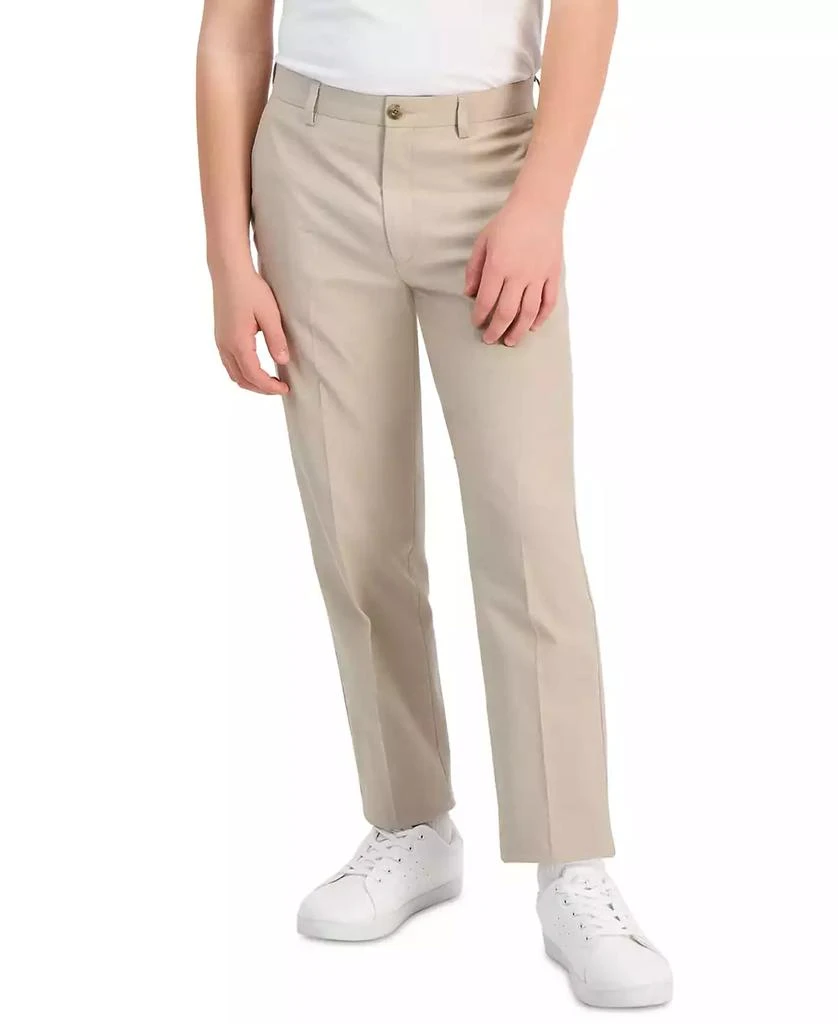 Michael Kors Big Boys Chambray Classic-Fit Stretch Dress Pants 3