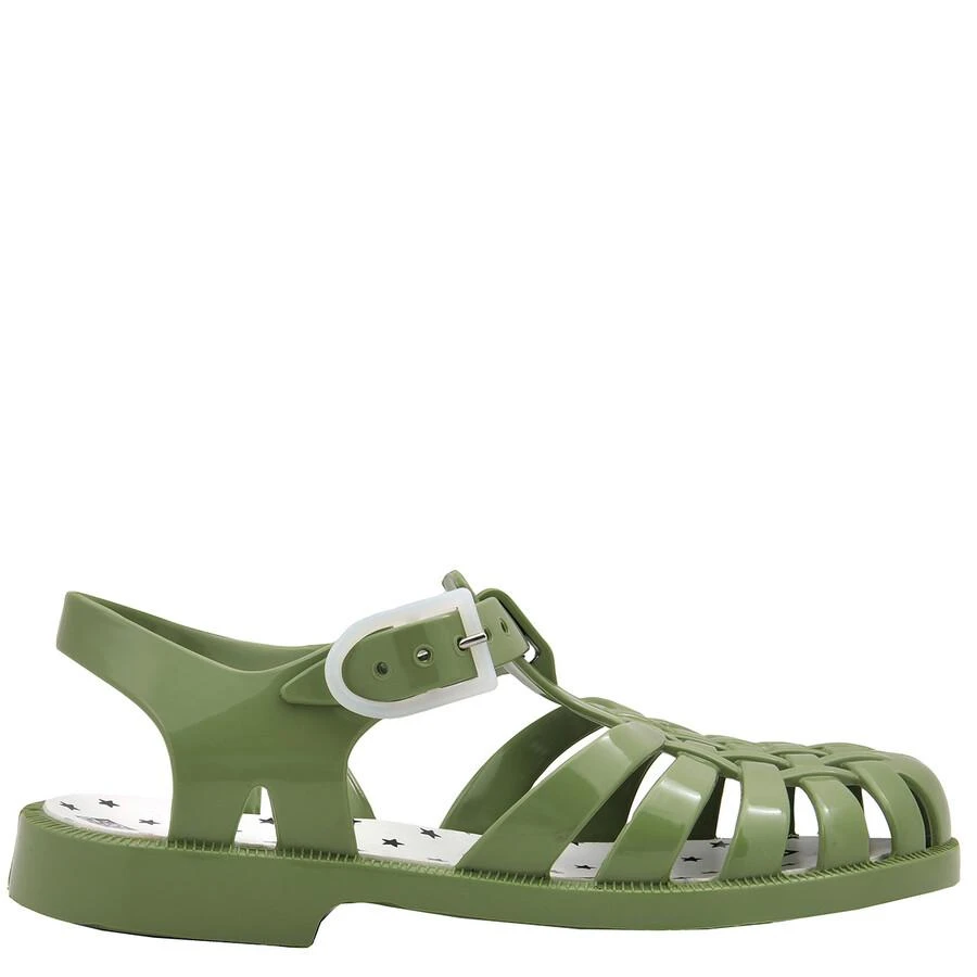 Bonton Kids Vert Buisson Jelly Caged Sandals