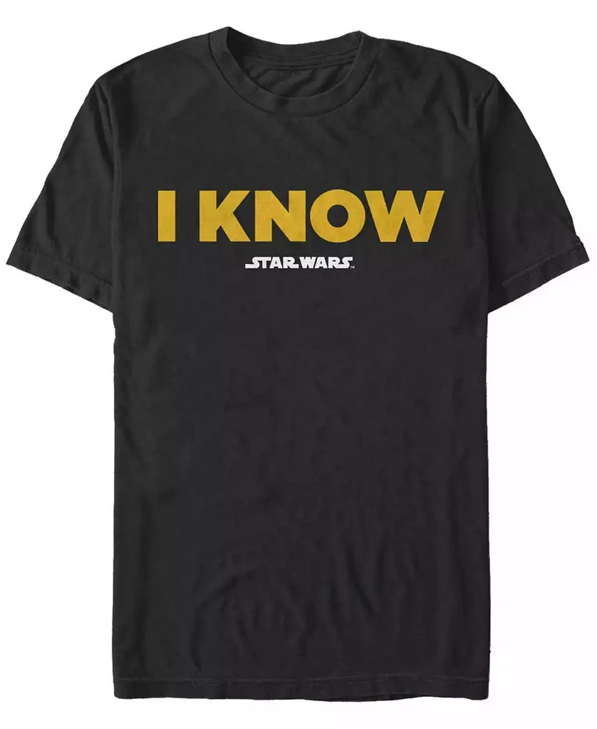 Star Wars Star Wars Men's Leia I Know Short Sleeve T-Shirt 1